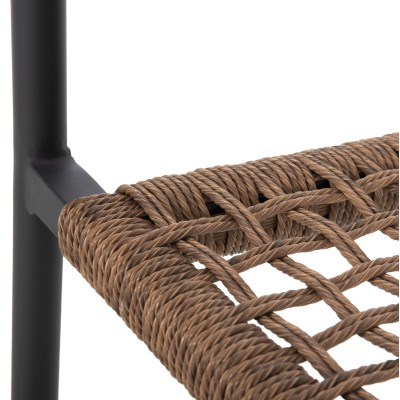 ΠΟΛΥΘΡΟΝΑ ART MAISON GARRISON ΑΛΟΥΜΙΝΙΟ ΑΝΘΡΑΚΙ ΜΕ ΣΥΝΘΕΤΙΚΟ RATTAN ΦΥΣΙΚΟ 57x59x85Υεκ.