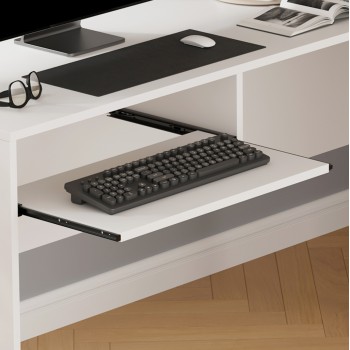 ΓΩΝΙΑΚΟ ΓΡΑΦΕΙΟ SHIG ART MAISON ILLUMISE MDF ΣΕ ΛΕΥΚΟ 140x120x75Υεκ