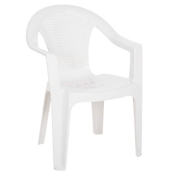 ΠΟΛΥΘΡΟΝΑ ART MAISON GAMBIT ΠΟΛΥΠΡΟΠΥΛΕΝΙΟΥ ΛΕΥΚΗ 57x59,5x77Υ εκ.