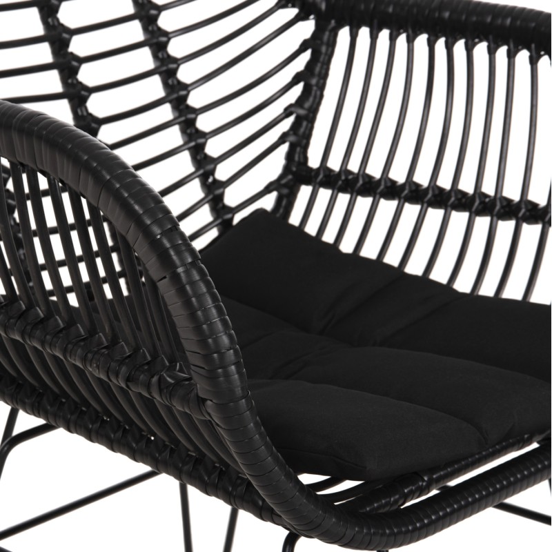 ΠΟΛΥΘΡΟΝΑ ΜΕ ΜΑΞΙΛΑΡΙ ΜΕΤΑΛΛΙΚΗ ART MAISON AMSTERDAM ΜΕ WICKER ΜΑΥΡΟ 58x59x82Υεκ. ΠΟΛΥΘΡΟΝΑ ΜΕ ΜΑΞΙΛΑΡΙ ΜΕΤΑΛΛΙΚΗ ART MAISON AMSTERDAM ΜΕ WICKER ΜΑΥΡΟ 58x59x82Υεκ.