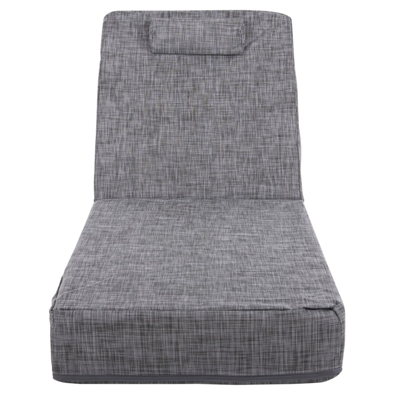 ΜΑΞΙΛΑΡΙ ΞΑΠΛΩΣΤΡΑΣ TEXTILENE ART MAISON OKOYE ΓΚΡΙ 200(120+80)x70x20Yεκ.