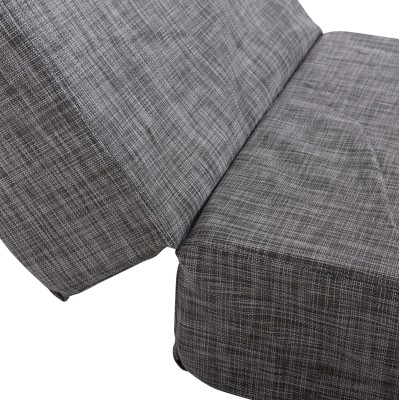 ΜΑΞΙΛΑΡΙ ΞΑΠΛΩΣΤΡΑΣ TEXTILENE ART MAISON OKOYE ΓΚΡΙ 200(120+80)x70x20Yεκ.