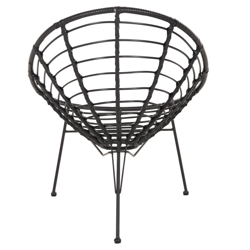 ΠΟΛΥΘΡΟΝΑ ΤΥΠΟΥ ΦΩΛΙΑ ΜΕΤΑΛΛΙΚΗ ART MAISON AMSTERDAM ΜΕ WICKER-ΜΑΥΡΟ 73x78x88Υεκ. ΠΟΛΥΘΡΟΝΑ ΤΥΠΟΥ ΦΩΛΙΑ ΜΕΤΑΛΛΙΚΗ ART MAISON AMSTERDAM ΜΕ WICKER-ΜΑΥΡΟ 73x78x88Υεκ.