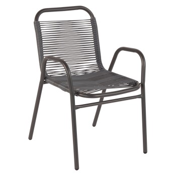 ΠΟΛΥΘΡΟΝΑ ΕΞ.ΧΩΡΟΥ ART MAISON BENNETT ΜΕΤΑΛΛΟ ΚΑΙ ΣΥΝΘ.RATTAN ΣΕ ΓΚΡΙ 54,5x56x78Υεκ.