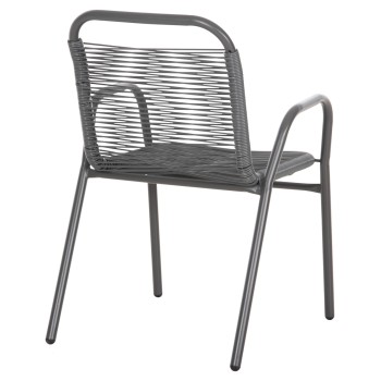 ΠΟΛΥΘΡΟΝΑ ΕΞ.ΧΩΡΟΥ ART MAISON BENNETT ΜΕΤΑΛΛΟ ΚΑΙ ΣΥΝΘ.RATTAN ΣΕ ΓΚΡΙ 54,5x56x78Υεκ.