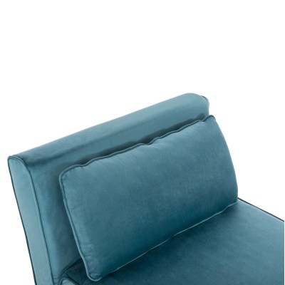 ΠΟΛΥΘΡΟΝΑ ΚΡΕΒΑΤΙ ART MAISON CLAUNCHER ΒΕΛΟΥΔΟ ΣΕ ΧΡΩΜΑ ΜΕΝΤΑ 78x88x78Υεκ.