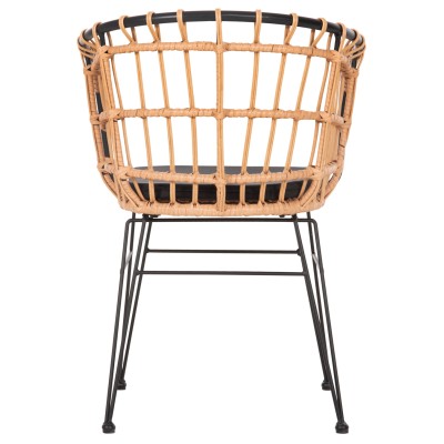 ΠΟΛΥΘΡΟΝΑ ΕΞ.ΧΩΡΟΥ ART MAISON DEVOS ΜΕΤΑΛΛΟ&ΜΑΞΙΛΑΡΙ ΜΑΥΡΟ-WICKER ΜΠΕΖ 58x61x81Y