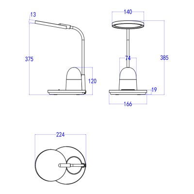 ΠΑΙΔΙΚΟ ΦΩΤΙΣΤΙΚΟ ΓΡΑΦΕΙΟΥ LED ART MAISON HOPPIP ΦΙΓΟΥΡΑ ΓΑΤΑΣ ΓΑΛΑΖΙΟ-ΛΕΥΚΟ ABS