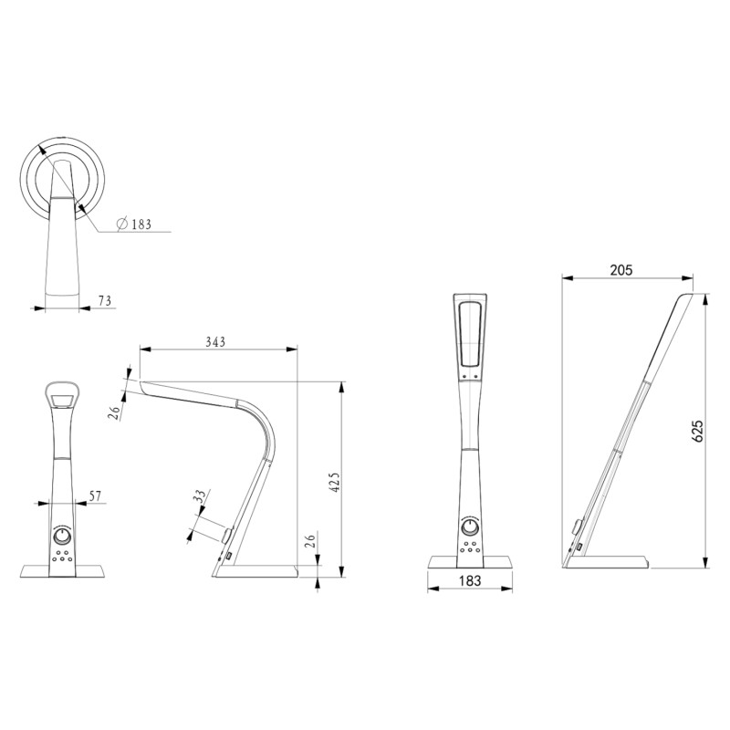 ΦΩΤΙΣΤΙΚΟ ΓΡΑΦΕΙΟΥ LED ART MAISON HOOPA ΜΑΥΡΟ ΧΡΩΜΑ 34,3x18,3x42,5Υεκ. ΦΩΤΙΣΤΙΚΟ ΓΡΑΦΕΙΟΥ LED ART MAISON HOOPA ΜΑΥΡΟ ΧΡΩΜΑ 34,3x18,3x42,5Υεκ.