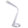 ΦΩΤΙΣΤΙΚΟ ΓΡΑΦΕΙΟΥ LED ART MAISON HOOPA ΑΣΗΜΙ ΧΡΩΜΑ 34,3x18,3x42,5Υεκ.