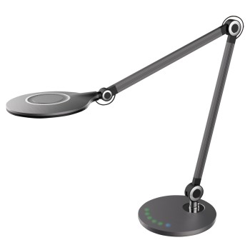 ΦΩΤΙΣΤΙΚΟ ΓΡΑΦΕΙΟΥ LED ART MAISON HIPPOPOTAS ΜΑΥΡΟ ΧΡΩΜΑ ABS 55,7x49,7Υεκ.