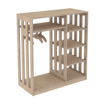 ΚΡΕΜΑΣΤΡΑ ΠΑΙΔΙΚΗ ART MAISON LURANTIS ΞΥΛΟ ΣΗΜΥΔΑΣ ΣΕ ΦΥΣΙΚΟ ΧΡΩΜΑ 90x40x100Υεκ.