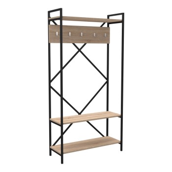 ΕΠΙΠΛΟ ΕΙΣΟΔΟΥ ART MAISON CRAMORANT ΜΕΛΑΜΙΝΗ ΣΟΝΑΜΑ-ΜΑΥΡΟΣ ΜΕΤΑΛ.ΣΚΕΛΕΤΟΣ 90x34x180Υεκ.