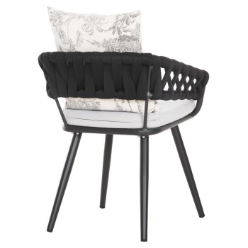 ΠΟΛΥΘΡΟΝΑ ΑΛΟΥΜΙΝΙΟΥ ART MAISON CONTESSA  ΜΑΞΙΛΑΡΙΑ ΕΚΡΟΥ ΜΕ PRINT-ΑΝΘΡΑΚΙ 56x60x72-87Υεκ