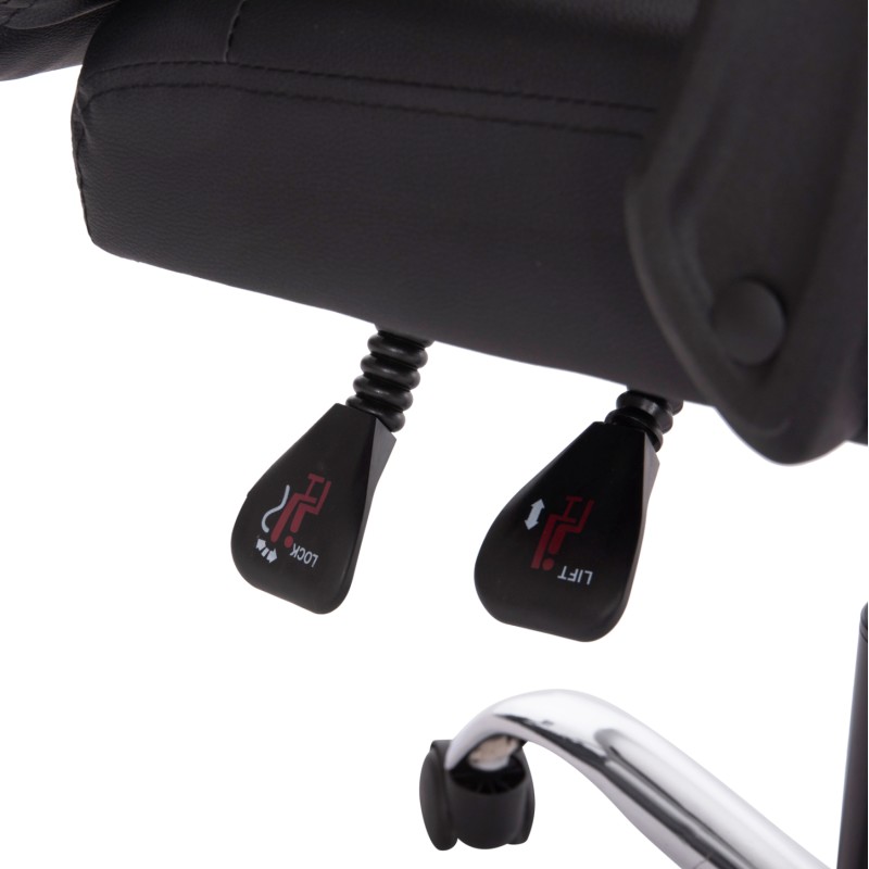 ΚΑΡΕΚΛΑ ΓΡΑΦΕΙΟΥ ART MAISON FENNEKIN ΜΑΥΡO PVC-ΜΕΤΑΛ.ΒΑΣΗ-ΜΑΥΡΟ NYLON ΣΚΕΛΕΤΟΣ 63x51x115Υεκ