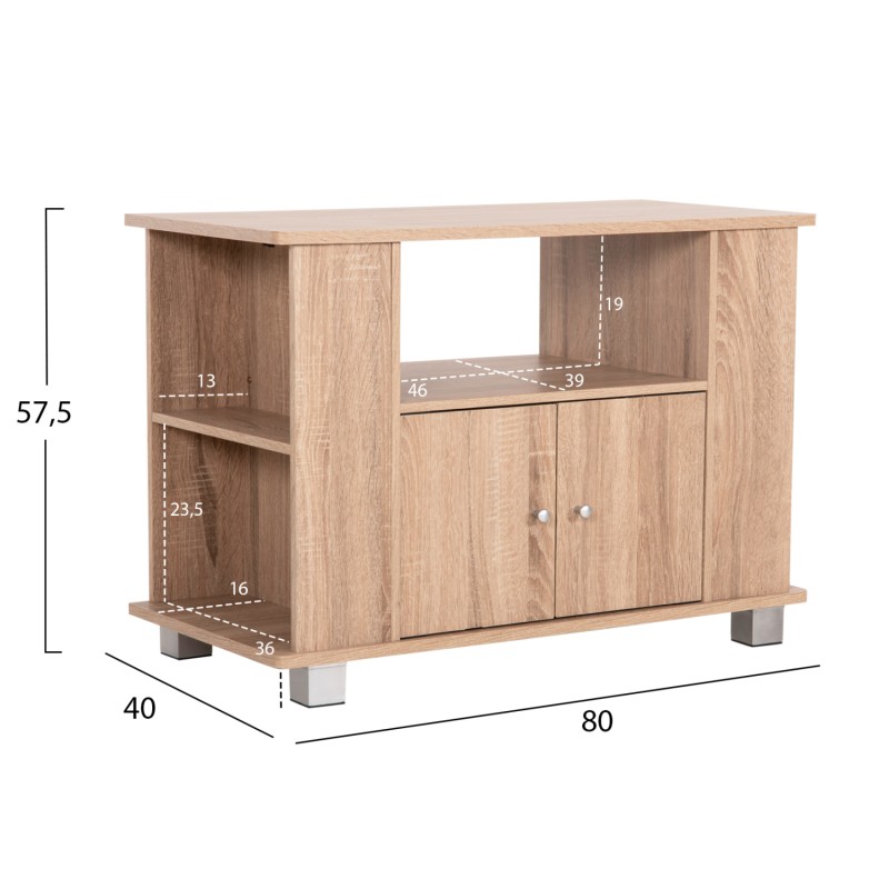 ΕΠΙΠΛΟ ΤΗΛΕΟΡΑΣΗΣ ARRT MAISON AERODACTYL ΜΕΛΑΜΙΝΗ ΣΕ SONAMA OAK ΧΡΩΜΑ 80x40x57,5Υεκ. ΕΠΙΠΛΟ ΤΗΛΕΟΡΑΣΗΣ ARRT MAISON AERODACTYL ΜΕΛΑΜΙΝΗ ΣΕ SONAMA OAK ΧΡΩΜΑ 80x40x57,5Υεκ.