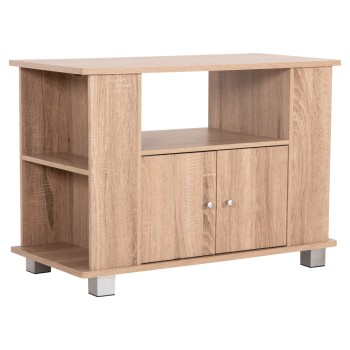 ΕΠΙΠΛΟ ΤΗΛΕΟΡΑΣΗΣ ARRT MAISON AERODACTYL ΜΕΛΑΜΙΝΗ ΣΕ SONAMA OAK ΧΡΩΜΑ 80x40x57,5Υεκ.