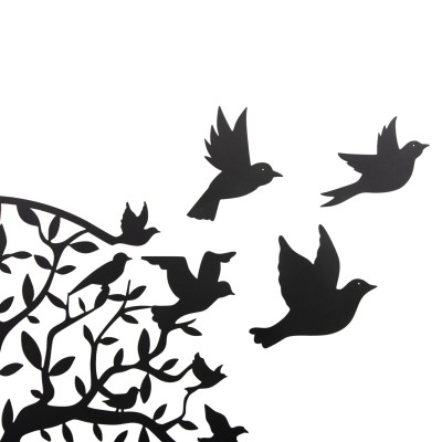 ΔΙΑΚΟΣΜΗΤΙΚΟ ΤΟΙΧΟΥ ART MAISON SUNKERN ΜΕΤΑΛΛΟ-ΞΥΛΟ 56,5x3x56,5Υεκ.