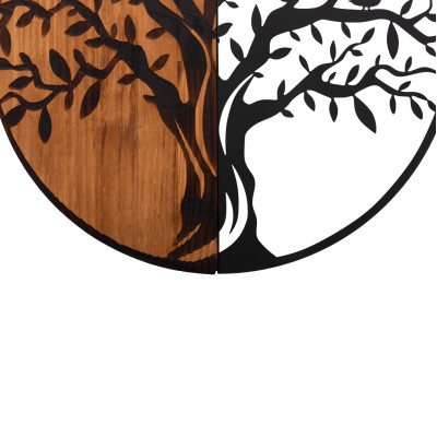 ΔΙΑΚΟΣΜΗΤΙΚΟ ΤΟΙΧΟΥ ART MAISON SUNKERN ΜΕΤΑΛΛΟ-ΞΥΛΟ 56,5x3x56,5Υεκ.