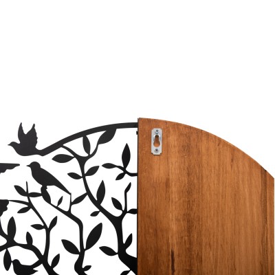 ΔΙΑΚΟΣΜΗΤΙΚΟ ΤΟΙΧΟΥ ART MAISON SUNKERN ΜΕΤΑΛΛΟ-ΞΥΛΟ 56,5x3x56,5Υεκ.