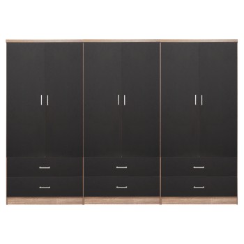 ΝΤΟΥΛΑΠΑ 6ΦΥΛΛΗ ART MAISON DONOVAN ME 6 ΣΥΡΤΑΡΙΑ ΜΕΛΑΜΙΝΗ ΣΕ ΓΚΡΙ-ΣΟΝΑΜΑ 240x42x181Υεκ