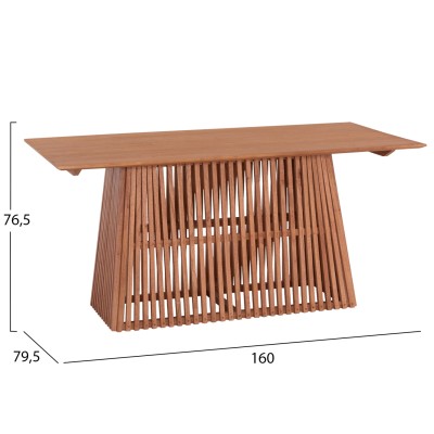 ΣΕΤ ΤΡΑΠΕΖΑΡΙΑΣ 5ΤΜΧ ART MAISON HARUTA ΟΡΘΟΓΩΝΙΟ ΤΡΑΠΕΖΙ & 4 ΚΑΡΕΚΛΕΣ