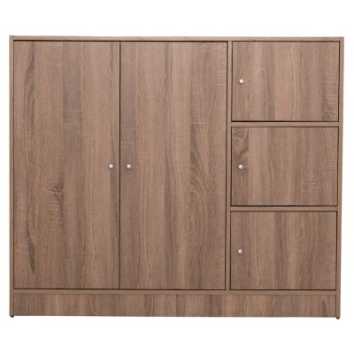 ΝΤΟΥΛΑΠΙ ΜΕ 4 ΑΠΟΘ.ΧΩΡΟΥΣ ART MAISON BEAUTIFLY SONAMA OAK ΜΕΛΑΜΙΝΗ 117x39,5x99,5Υεκ