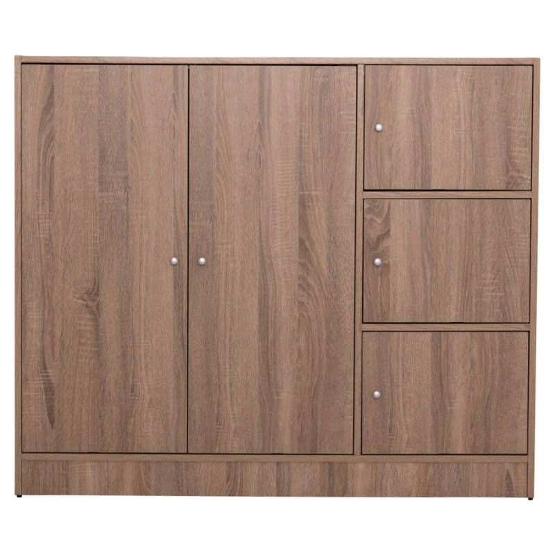 ΝΤΟΥΛΑΠΙ ΜΕ 4 ΑΠΟΘ.ΧΩΡΟΥΣ ART MAISON BEAUTIFLY SONAMA OAK ΜΕΛΑΜΙΝΗ 117x39,5x99,5Υεκ