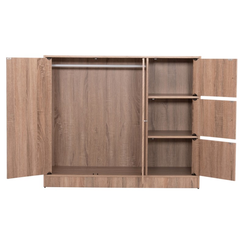 ΝΤΟΥΛΑΠΙ ΜΕ 4 ΑΠΟΘ.ΧΩΡΟΥΣ ART MAISON BEAUTIFLY SONAMA OAK ΜΕΛΑΜΙΝΗ 117x39,5x99,5Υεκ
