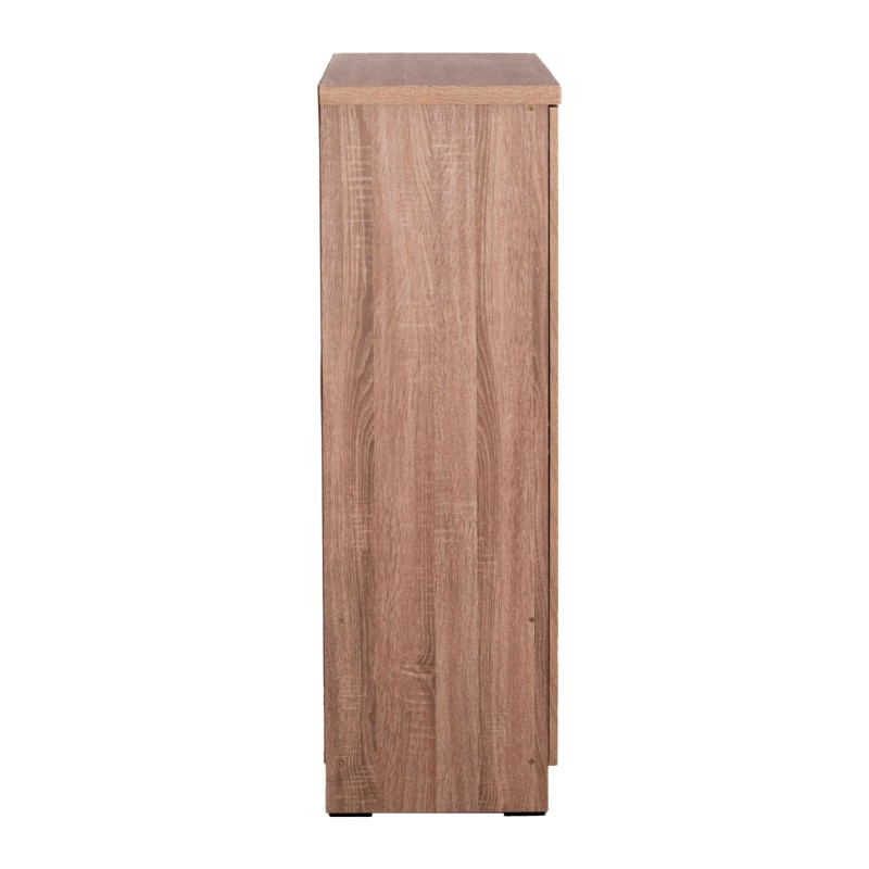 ΝΤΟΥΛΑΠΑ 3ΦΥΛΛΗ ΜΕ ΡΑΦΙΑ ART MAISON BAYLEEF SONAMA OAK ΜΕΛΑΜΙΝΗ 120-116x40x123,5Υεκ.