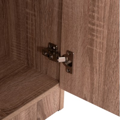 ΝΤΟΥΛΑΠΑ 3ΦΥΛΛΗ ΜΕ ΡΑΦΙΑ ART MAISON BAYLEEF SONAMA OAK ΜΕΛΑΜΙΝΗ 120-116x40x123,5Υεκ.