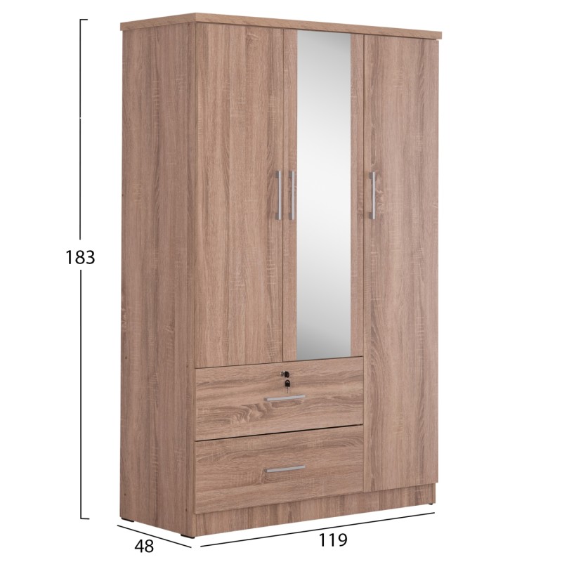 ΝΤΟΥΛΑΠΑ ΜΕ ΚΑΘΡΕΦΤΗ & ΣΥΡΤΑΡΙΑ ART MAISON BASTIODON SONAMA OAK ΜΕΛΑΜΙΝΗ 119x48x183Υεκ ΝΤΟΥΛΑΠΑ ΜΕ ΚΑΘΡΕΦΤΗ & ΣΥΡΤΑΡΙΑ ART MAISON BASTIODON SONAMA OAK ΜΕΛΑΜΙΝΗ 119x48x183Υεκ