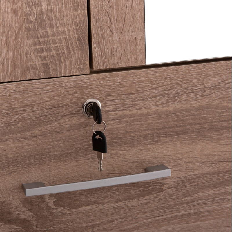 ΝΤΟΥΛΑΠΑ ΜΕ ΚΑΘΡΕΦΤΗ & ΣΥΡΤΑΡΙΑ ART MAISON BASTIODON SONAMA OAK ΜΕΛΑΜΙΝΗ 119x48x183Υεκ ΝΤΟΥΛΑΠΑ ΜΕ ΚΑΘΡΕΦΤΗ & ΣΥΡΤΑΡΙΑ ART MAISON BASTIODON SONAMA OAK ΜΕΛΑΜΙΝΗ 119x48x183Υεκ