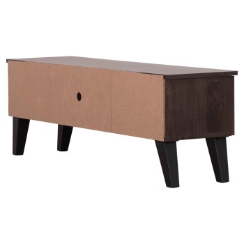 ΕΠΙΠΛΟ ΤΗΛΕΟΡΑΣΗΣ ART MAISON AEGISLASH ΜΕΛΑΜΙΝΗ ΣΕ ΚΑΡΥΔΙ-ΜΑΥΡΟ 120x32,5-34x41Yεκ.