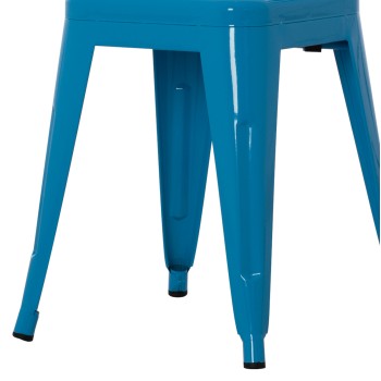 ΣΚΑΜΠΟ ΜΕΤΑΛΛΙΚΟ ART MAISON MACH ΣΕ ΜΠΛΕ ΧΡΩΜΑ 39x39x46Υεκ.