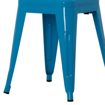 ΣΚΑΜΠΟ ΜΕΤΑΛΛΙΚΟ ART MAISON MACH ΣΕ ΜΠΛΕ ΧΡΩΜΑ 39x39x46Υεκ.