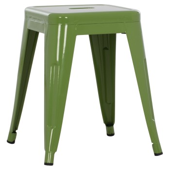 ΣΚΑΜΠΟ ΜΕΤΑΛΛΙΚΟ ART MAISON MACH ΣΕ LIGHT OLIVE GREEN ΧΡΩΜΑ 39x39x46Υεκ.