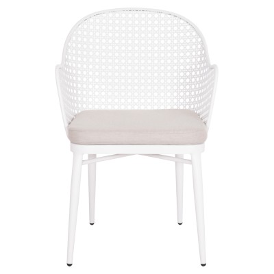 ΠΟΛΥΘΡΟΝΑ ΑΛΟΥΜΙΝΙΟΥ ART MAISON DEACON ΛΕΥΚΗ-ΜΑΞΙΛΑΡΙ ΑΝΟΙΧΤΟ ΓΚΡΙ 58x55x83Υεκ.