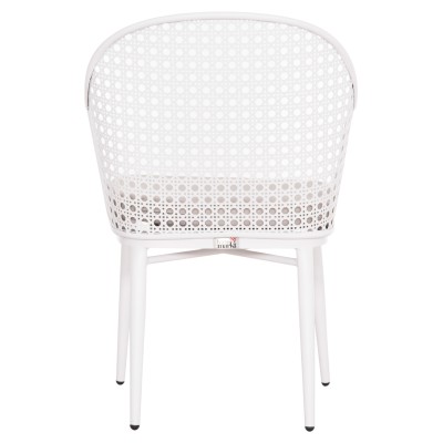 ΠΟΛΥΘΡΟΝΑ ΑΛΟΥΜΙΝΙΟΥ ART MAISON DEACON ΛΕΥΚΗ-ΜΑΞΙΛΑΡΙ ΑΝΟΙΧΤΟ ΓΚΡΙ 58x55x83Υεκ.