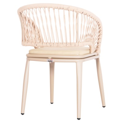 ΠΟΛΥΘΡΟΝΑ ΑΛΟΥΜΙΝΙΟΥ ART MAISON DAZZLER ΓΚΡΙ ΜΕ ΚΑΠΟΥΤΣΙΝΟ P.E.ΣΧΟΙΝΙ 58x63x82Υεκ