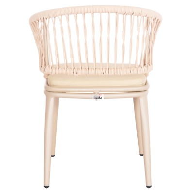 ΠΟΛΥΘΡΟΝΑ ΑΛΟΥΜΙΝΙΟΥ ART MAISON DAZZLER ΓΚΡΙ ΜΕ ΚΑΠΟΥΤΣΙΝΟ P.E.ΣΧΟΙΝΙ 58x63x82Υεκ