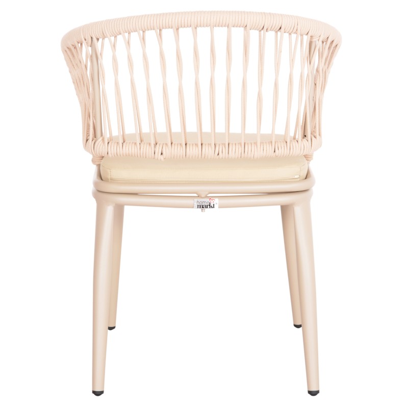 ΠΟΛΥΘΡΟΝΑ ΑΛΟΥΜΙΝΙΟΥ ART MAISON DAZZLER ΓΚΡΙ ΜΕ ΚΑΠΟΥΤΣΙΝΟ P.E.ΣΧΟΙΝΙ 58x63x82Υεκ