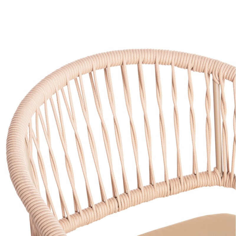 ΠΟΛΥΘΡΟΝΑ ΑΛΟΥΜΙΝΙΟΥ ART MAISON DAZZLER ΓΚΡΙ ΜΕ ΚΑΠΟΥΤΣΙΝΟ P.E.ΣΧΟΙΝΙ 58x63x82Υεκ