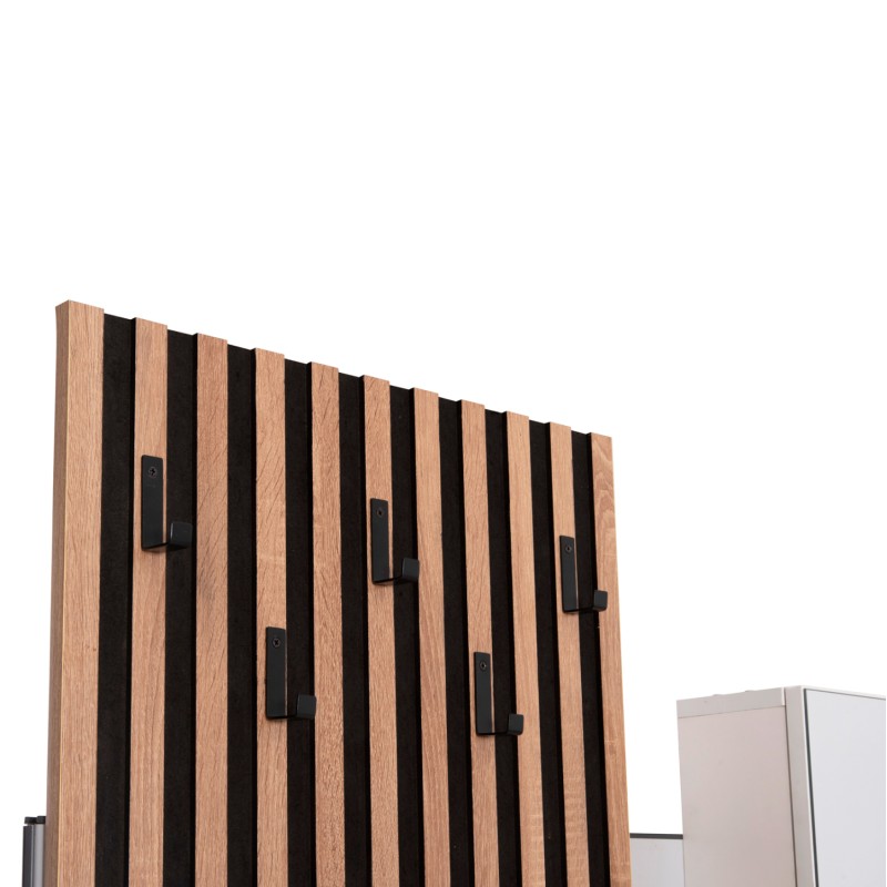 ΕΠΙΠΛΟ ΕΙΣΟΔΟΥ ΜΕ ΚΑΘΡΕΠΤΗ ART MAISON RYOICHI ΜΕΛΑΜΙΝΗ ΣΟΝΑΜΑ-ΛΕΥΚΟ 100x37.1x199.5Υεκ