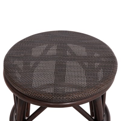 ΣΚΑΜΠΟ ΑΛΟΥΜΙΝΙΟΥ ART MAISON MADRIPOOR BAMBOO LOOK ΚΑΦΕ-TEXTILENE ΚΑΦΕ Φ36x46Υεκ.