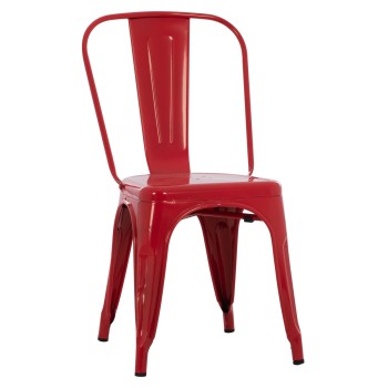 ΚΑΡΕΚΛΑ ΜΕΤΑΛΛΙΚΗ ART MAISON LINARIA ΚΟΚΚΙΝΗ 44x47x84.5Υεκ.