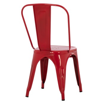 ΚΑΡΕΚΛΑ ΜΕΤΑΛΛΙΚΗ ART MAISON LINARIA ΚΟΚΚΙΝΗ 44x47x84.5Υεκ.