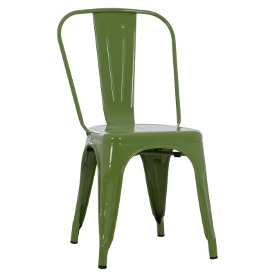 ΚΑΡΕΚΛΑ ΜΕΤΑΛΛΙΚΗ ART MAISON LINARIA LIGHT OLIVE GREEN 44x47x84.5Υεκ.