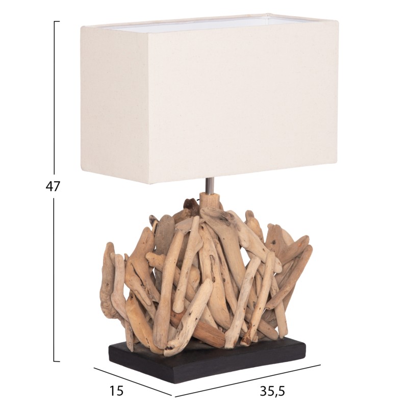 ΕΠΙΤΡΑΠΕΖΙΟ ΟΡΘΟΓΩΝΙΟ ΦΩΤΙΣΤΙΚΟ ART MAISON SHIVA DRIFTWOOD & ΛΕΥΚΟ ΚΑΠΕΛΟ 35x14x50Υεκ. ΕΠΙΤΡΑΠΕΖΙΟ ΟΡΘΟΓΩΝΙΟ ΦΩΤΙΣΤΙΚΟ ART MAISON SHIVA DRIFTWOOD & ΛΕΥΚΟ ΚΑΠΕΛΟ 35x14x50Υεκ.