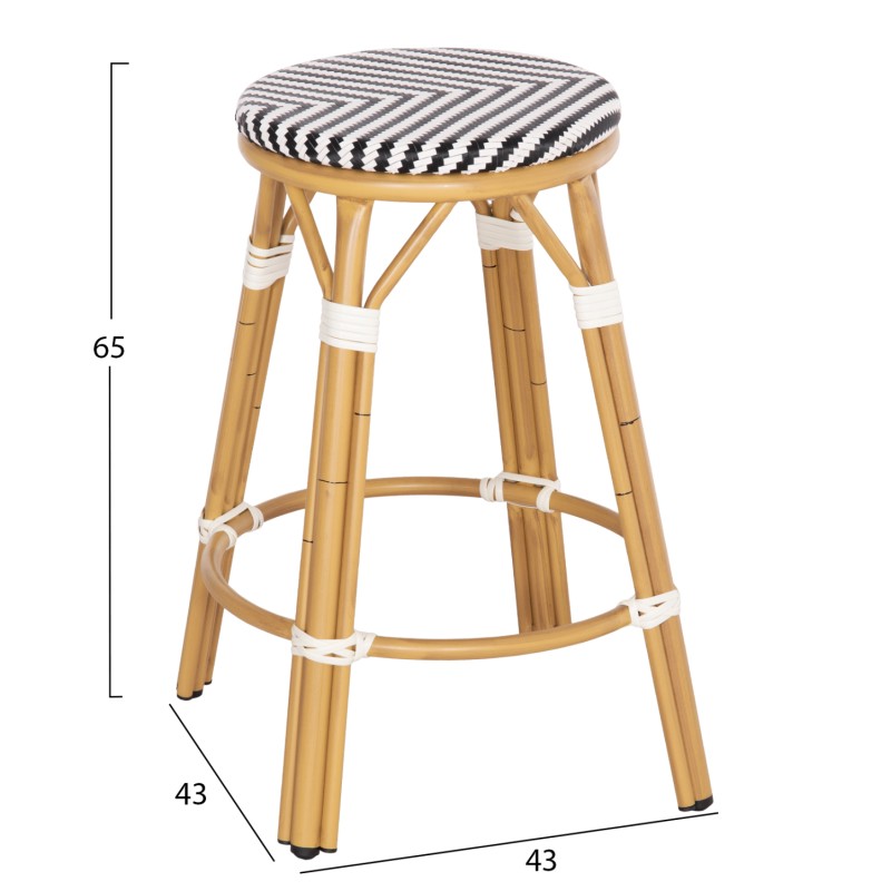 ΣΚΑΜΠΟ ΑΛΟΥΜΙΝΙΟΥ ΜΕΣ.ΥΨΟΥΣ ART MAISON MADRIPOOR BAMBOO LOOK & TEXTILENE ΜΑΥΡΟ 43x43x65Υεκ ΣΚΑΜΠΟ ΑΛΟΥΜΙΝΙΟΥ ΜΕΣ.ΥΨΟΥΣ ART MAISON MADRIPOOR BAMBOO LOOK & TEXTILENE ΜΑΥΡΟ 43x43x65Υεκ
